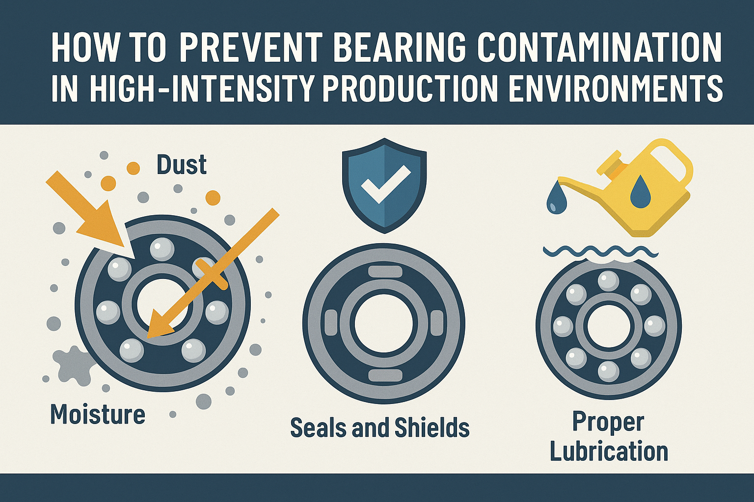 How to Prevent Bearing Contamination in High-Intensity Production Environments