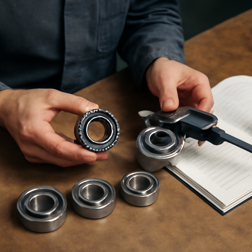 Step-by-Step Bearing Selection from a Damaged Sample