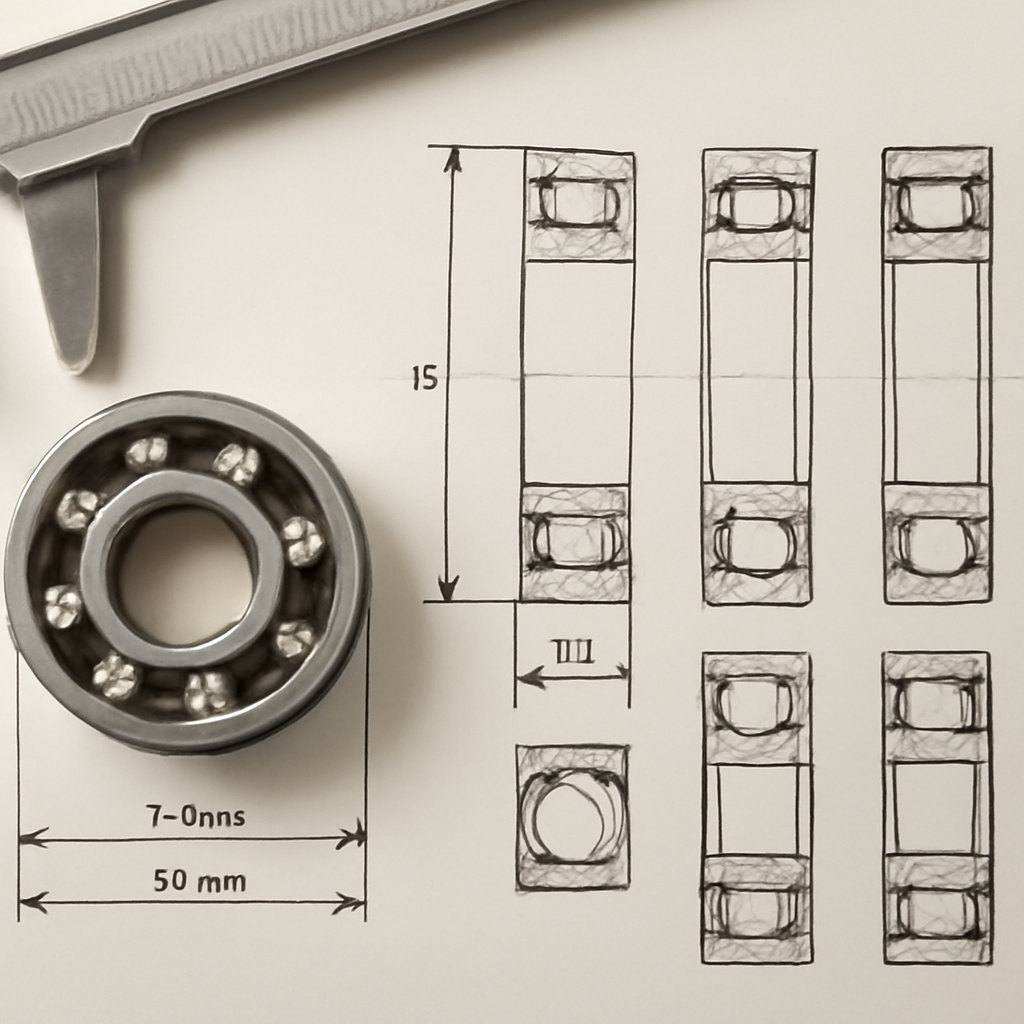 6205 bearing explained: dimensions, tolerances and the eight most common variants