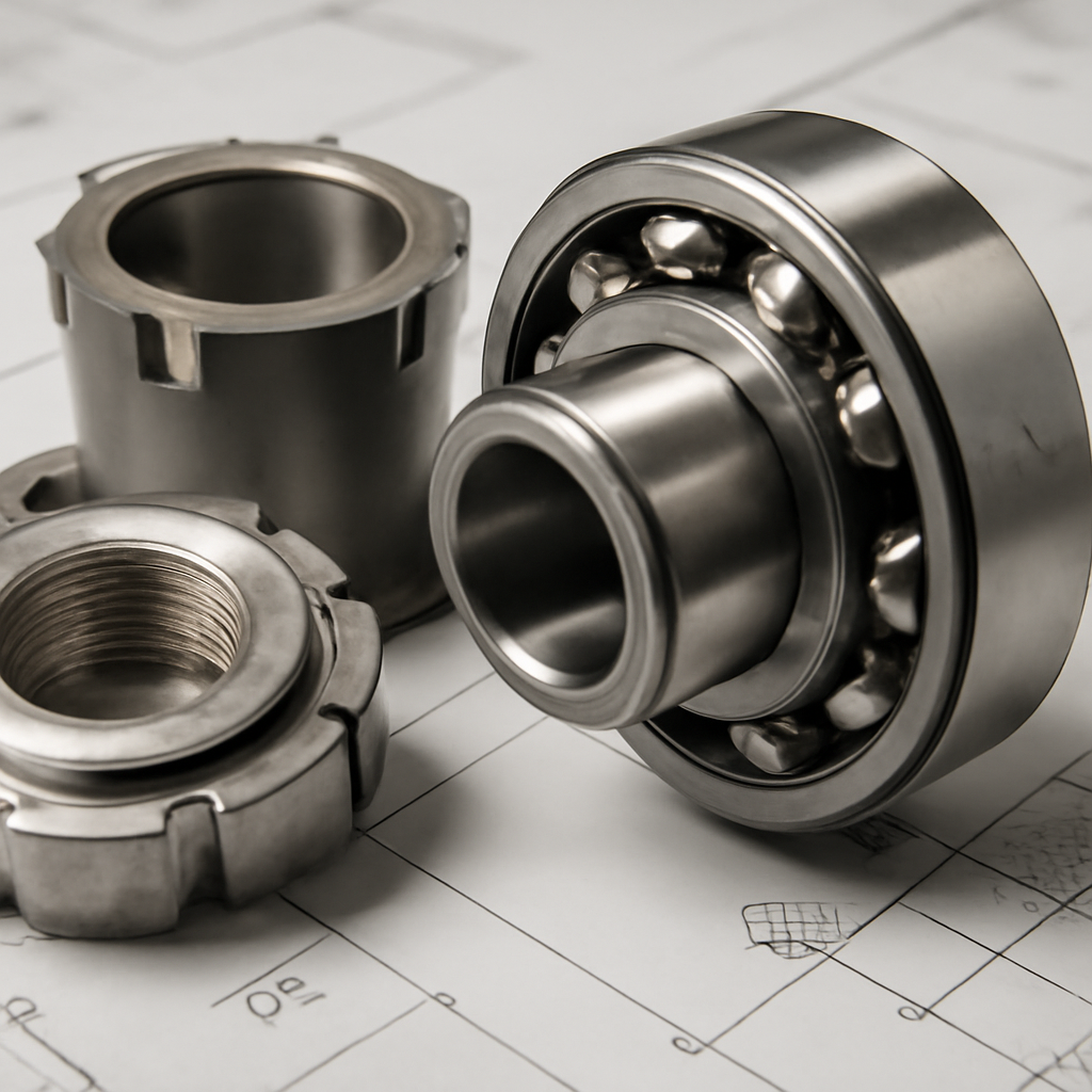 Adaptor sleeves with lock nut: when withdrawal beats fixed mounting