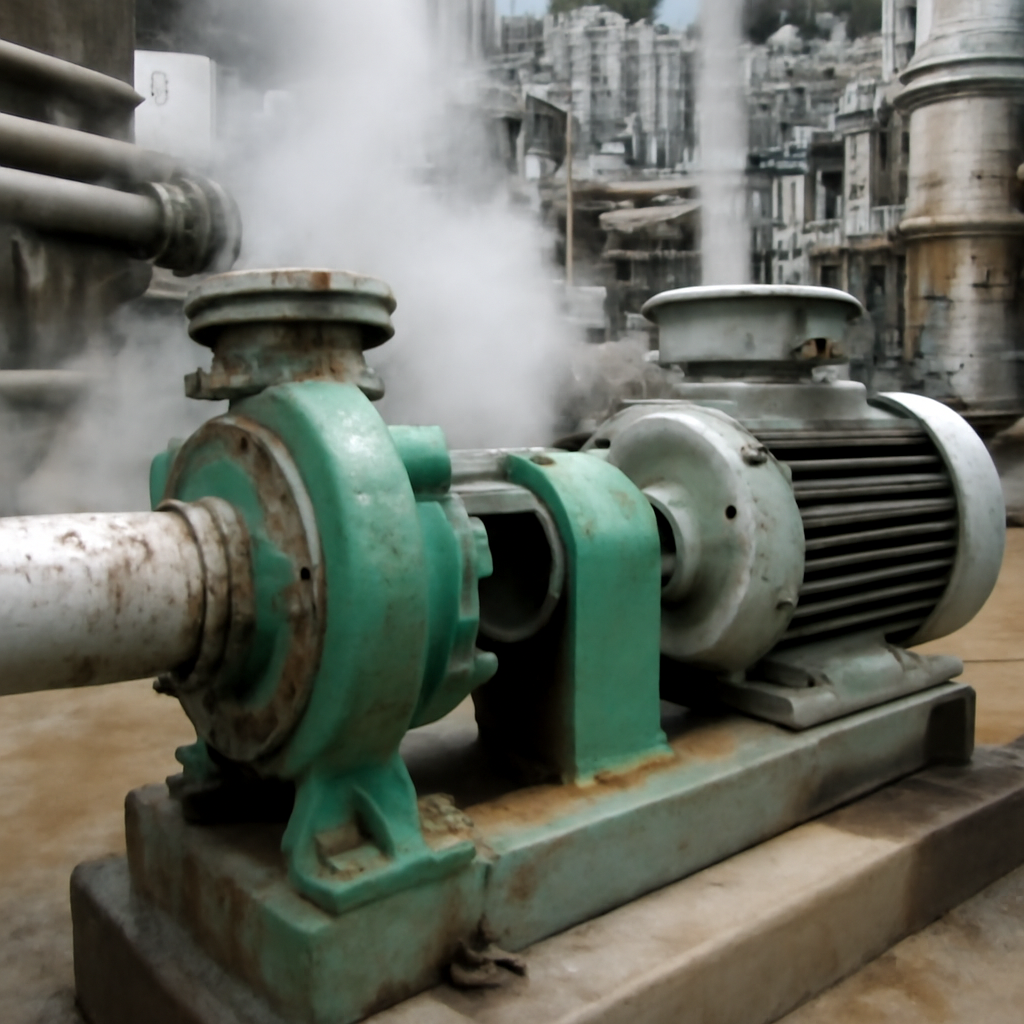 Chemical plant pump bearings: reliability under corrosive vapour