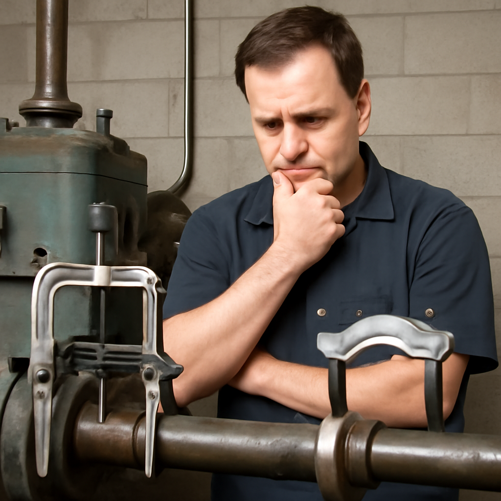 Choosing between a puller and an induction bearing separator on a shaft-in-place job