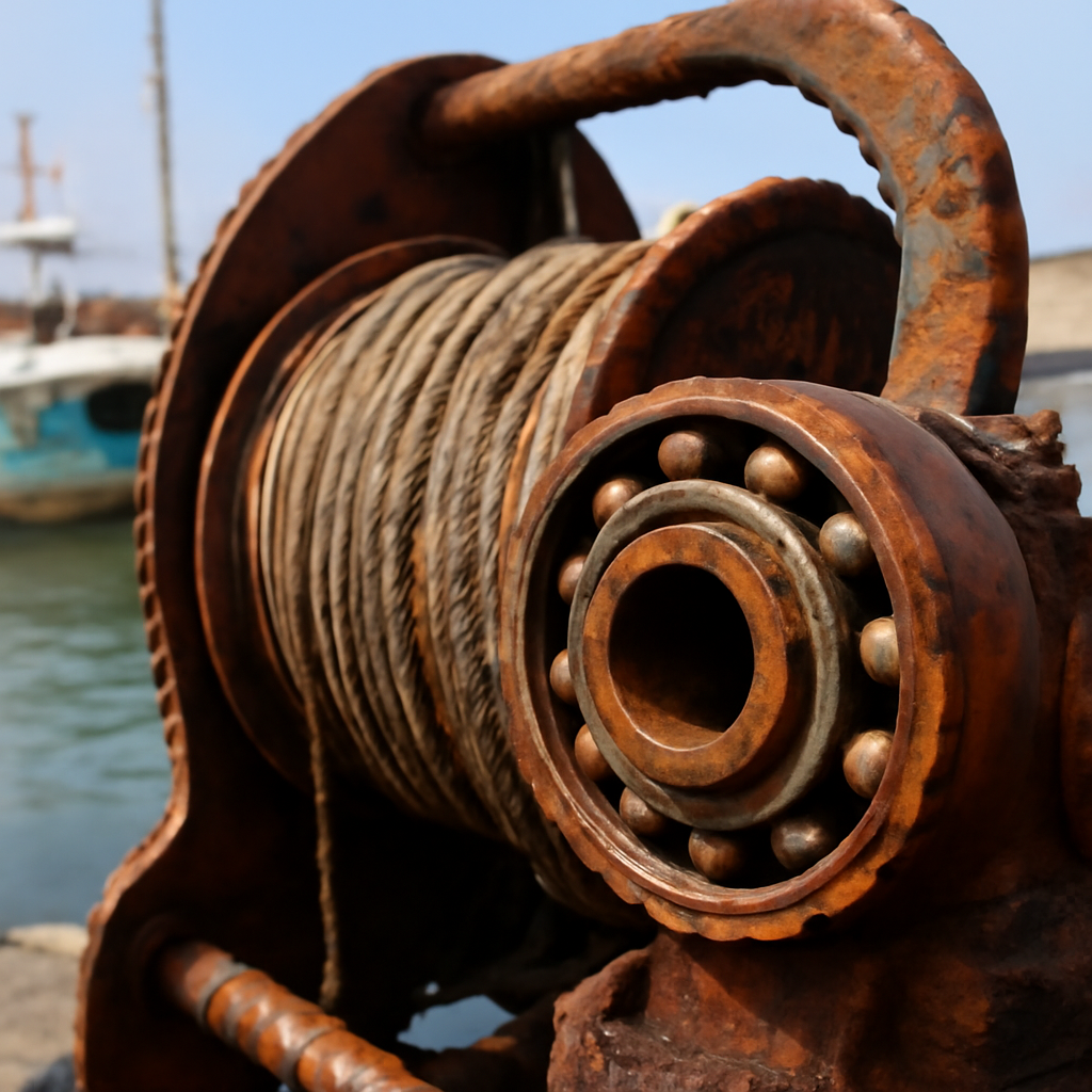 Portuguese fishing net winch bearings: saltwater and reliability lessons