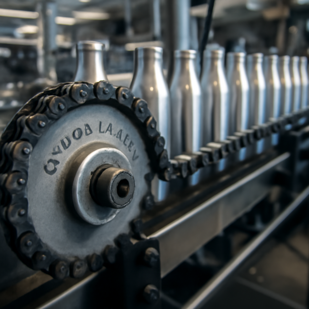 SEDIS Alpha chains on bottling lines: real wear rates measured at 24 months