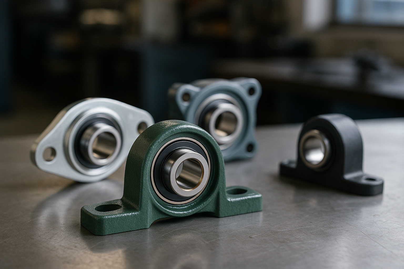 Pillow blocks and flange units: cast housing, pressed steel and choosing the insert