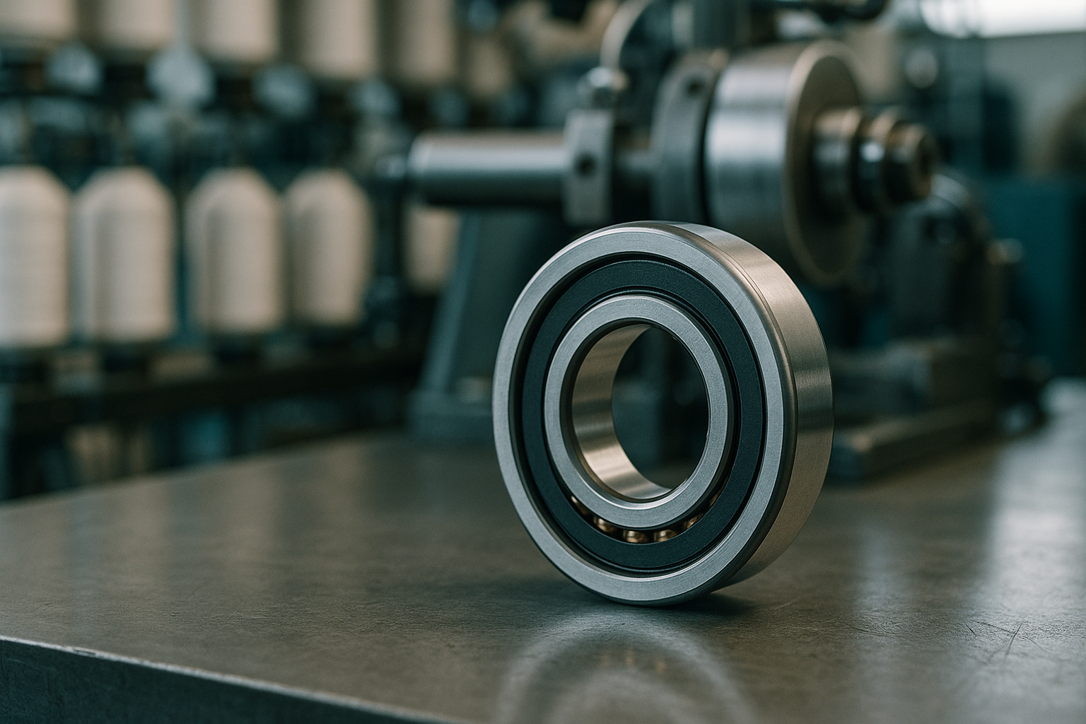 Textile machinery high-speed bearings: silence and reliability the Italian mills demand